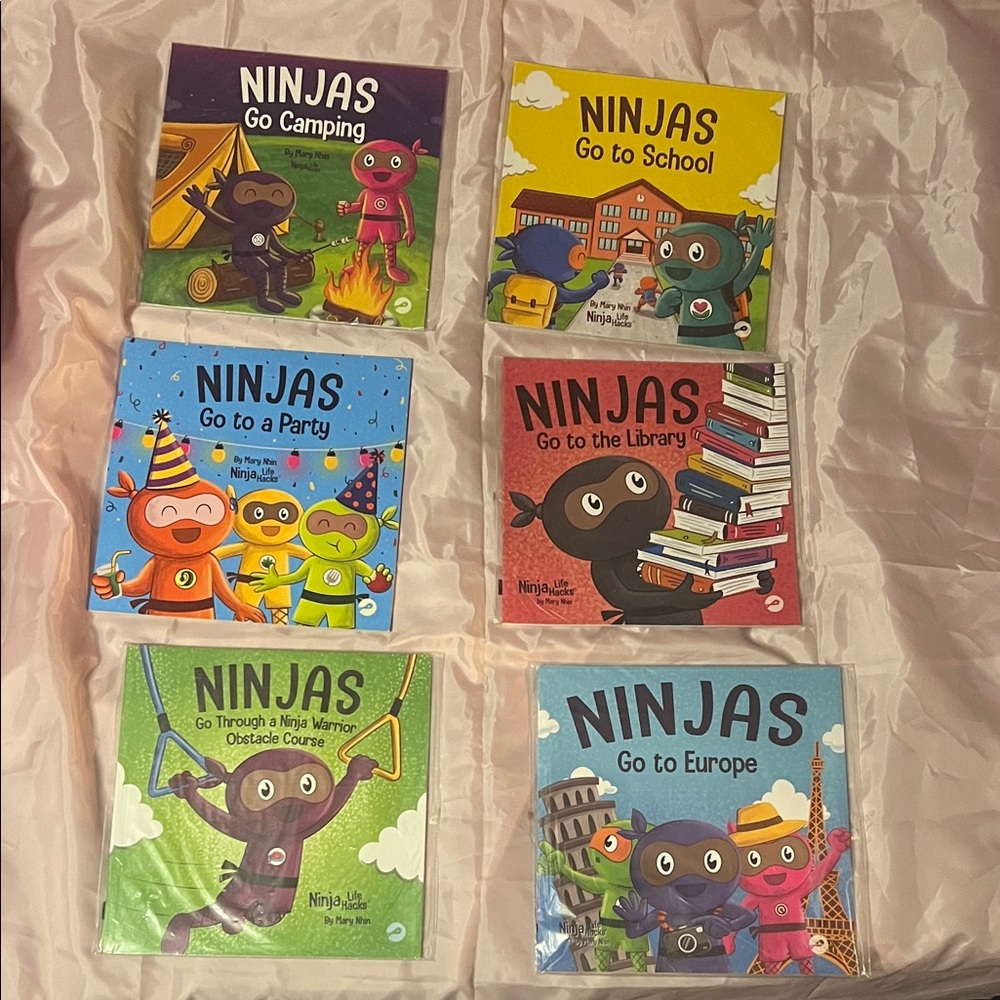 Ninjas go book set of 6